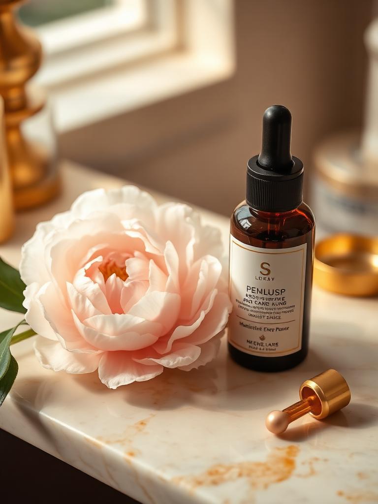 Luxury skincare products at LA Dental & Med Spa